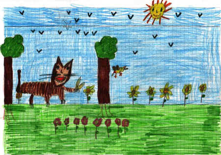 cip incontra il gatto.jpg (253200 byte)
